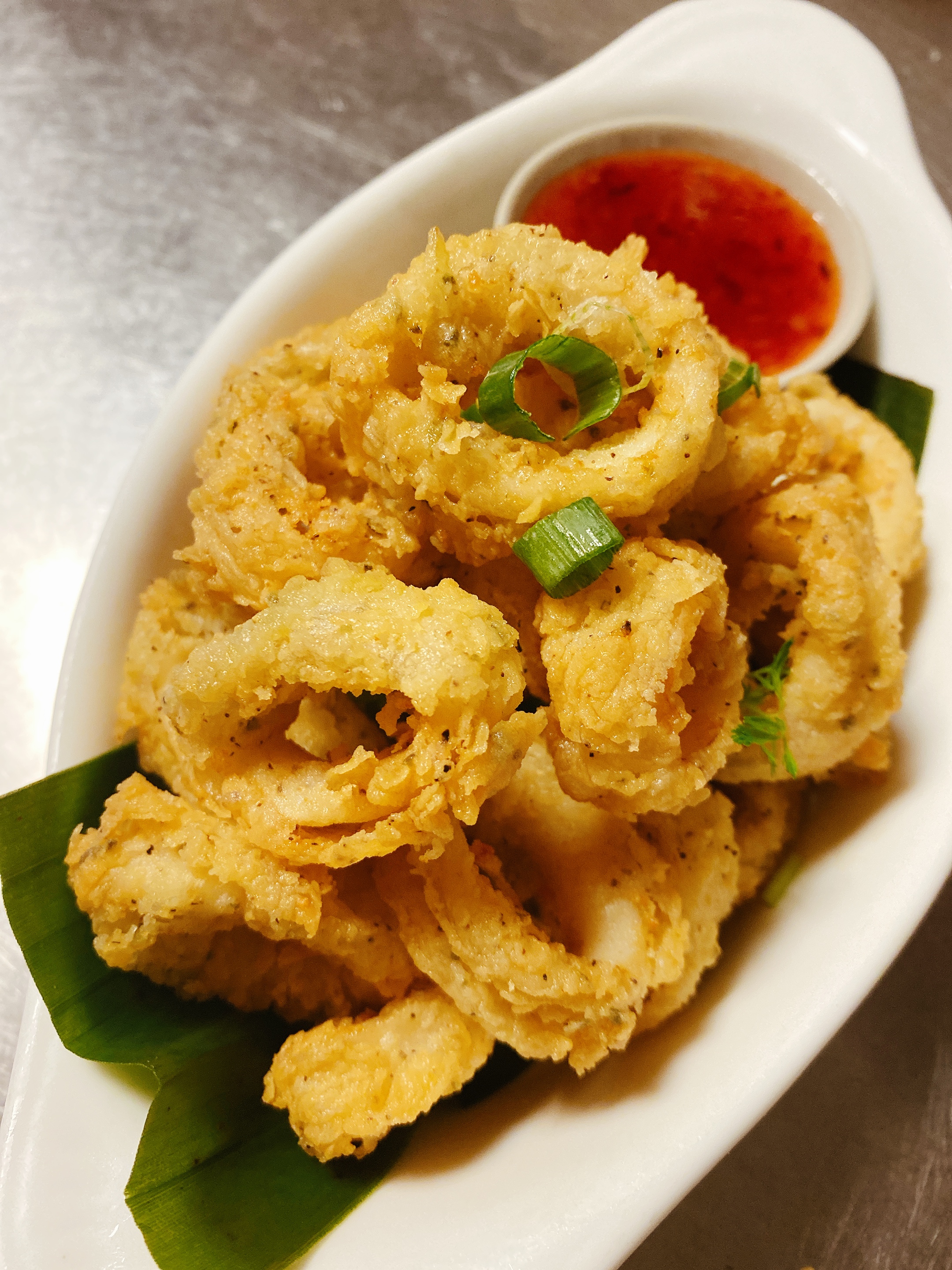 Order Crispy Calamari food online from Ghang thai kitchen store, Brooklyn on bringmethat.com