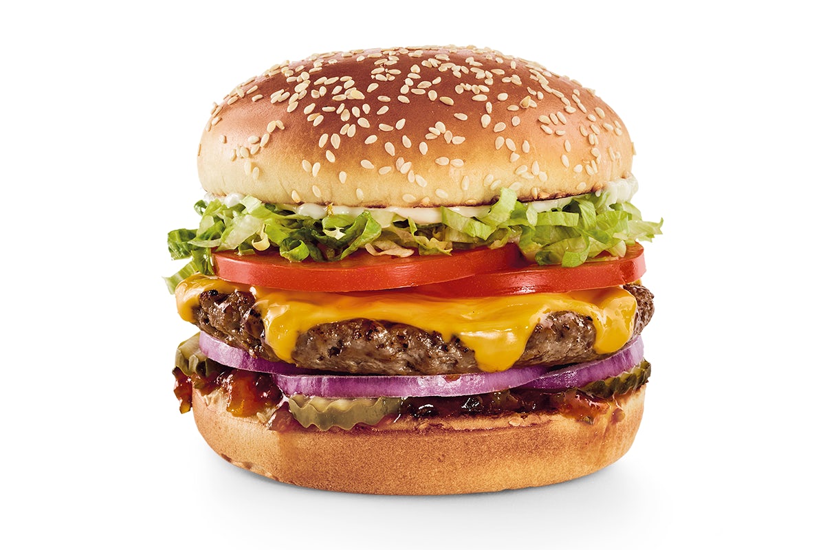 Order NEW! The Impossible™ Cheeseburger food online from Red Robin store, Toledo on bringmethat.com