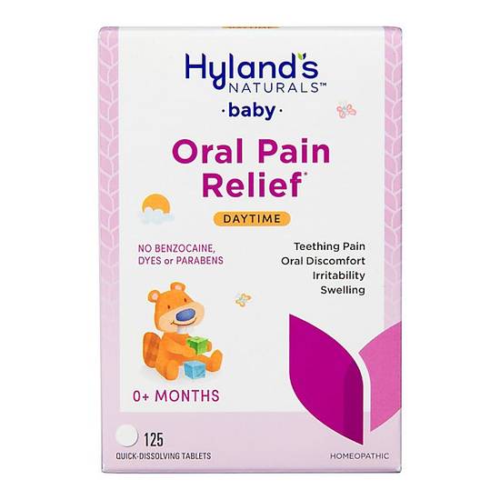 Order Hyland's® 125-Count Baby Oral Pain Relief Quick Dissolving Tablets food online from Bed Bath & Beyond store, Westminster on bringmethat.com