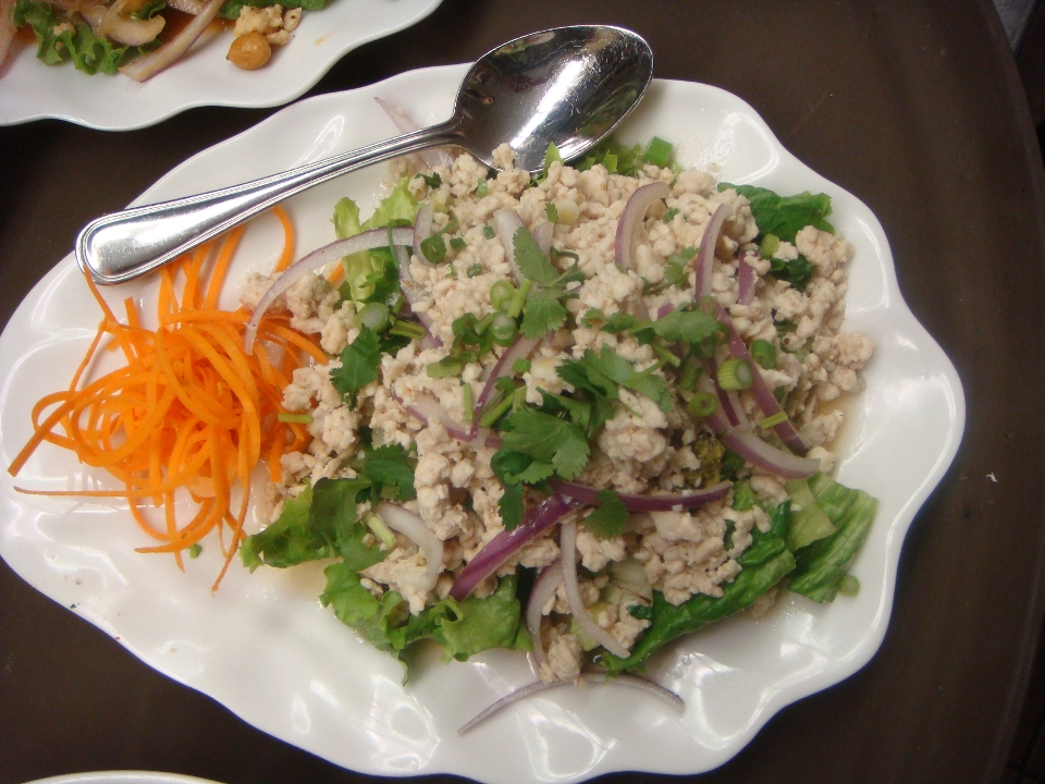 Order SL3. Larb Gai Minced Chicken Salad -3PD food online from Chaang Thai Restaurant store, Morgantown on bringmethat.com