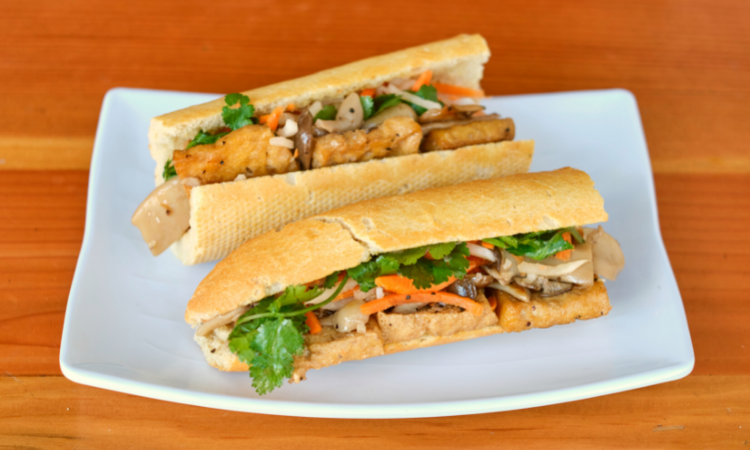 Order Banh Mi Chay/Vegetarian food online from Nong La Cafe store, Los Angeles on bringmethat.com