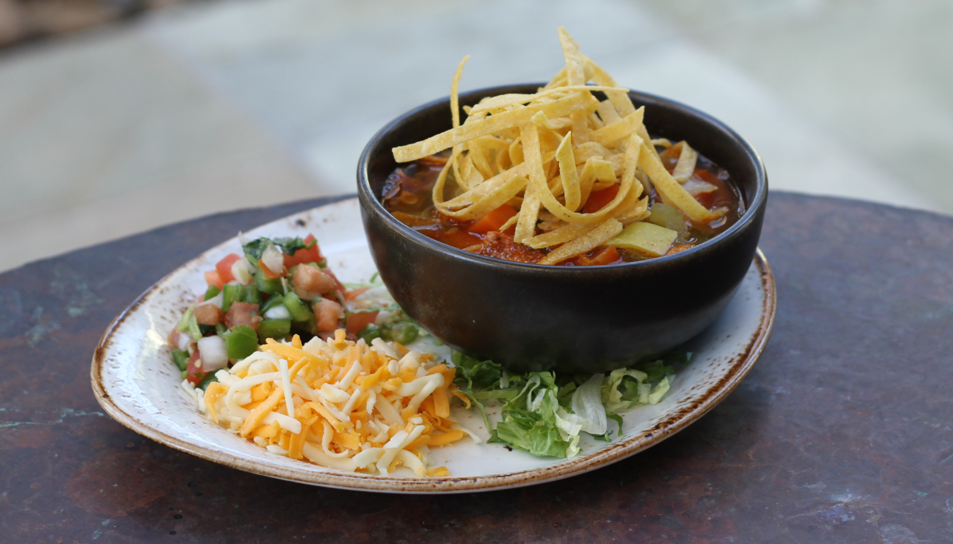 Order Tortilla Soup food online from El Toro Mexican Restaurant store, La Porte on bringmethat.com
