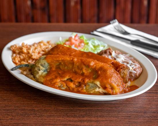 Order Chiles Rellenos food online from El Chorito Taqueria store, Chicago on bringmethat.com