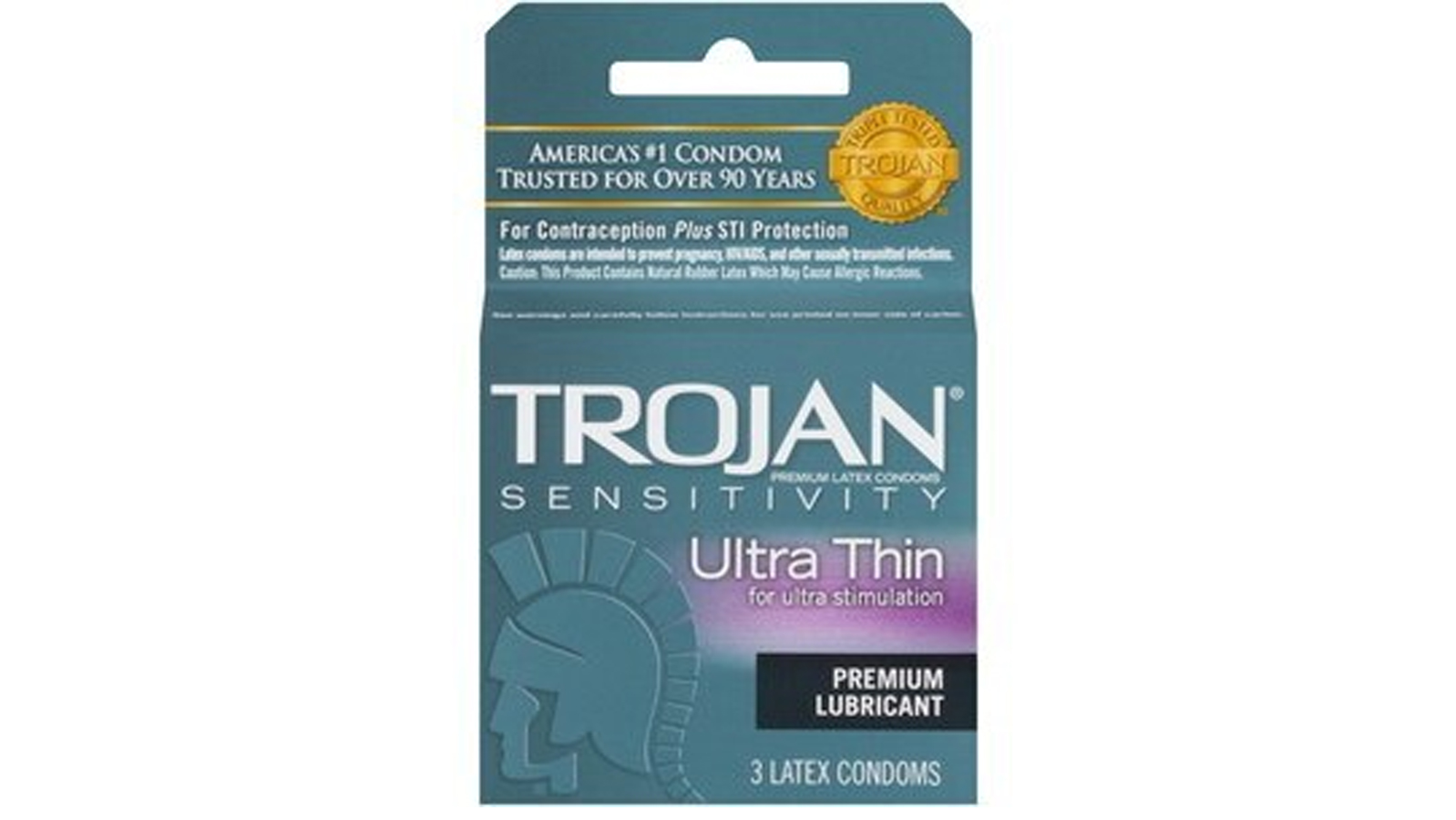 Order Condoms, Trojan Magnum Ultra Thin 3 Pack food online from Chevron Extramile store, Fountain Valley on bringmethat.com