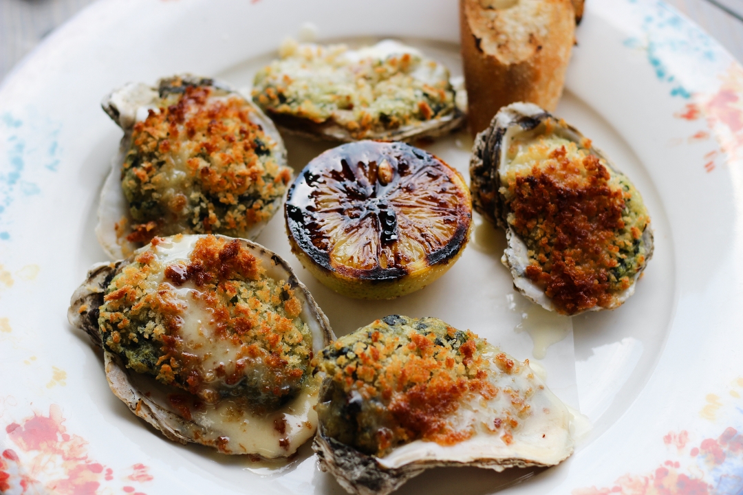 Order Oysters Rockefeller food online from The Walrus Oyster & Ale House store, Columbia on bringmethat.com