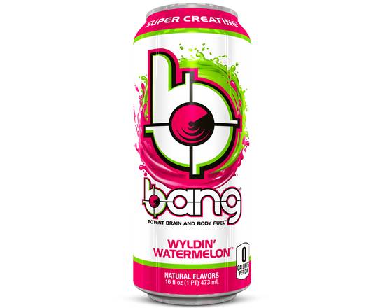 Order Bang Wyldin Watermelon 16oz food online from Extra Mile 2038 store, Dana Point on bringmethat.com