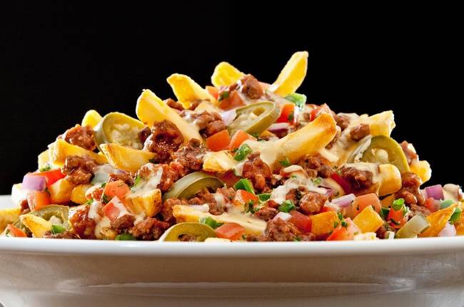 Order Loaded Fries food online from Freddy Wings & Wraps store, Wilmington on bringmethat.com
