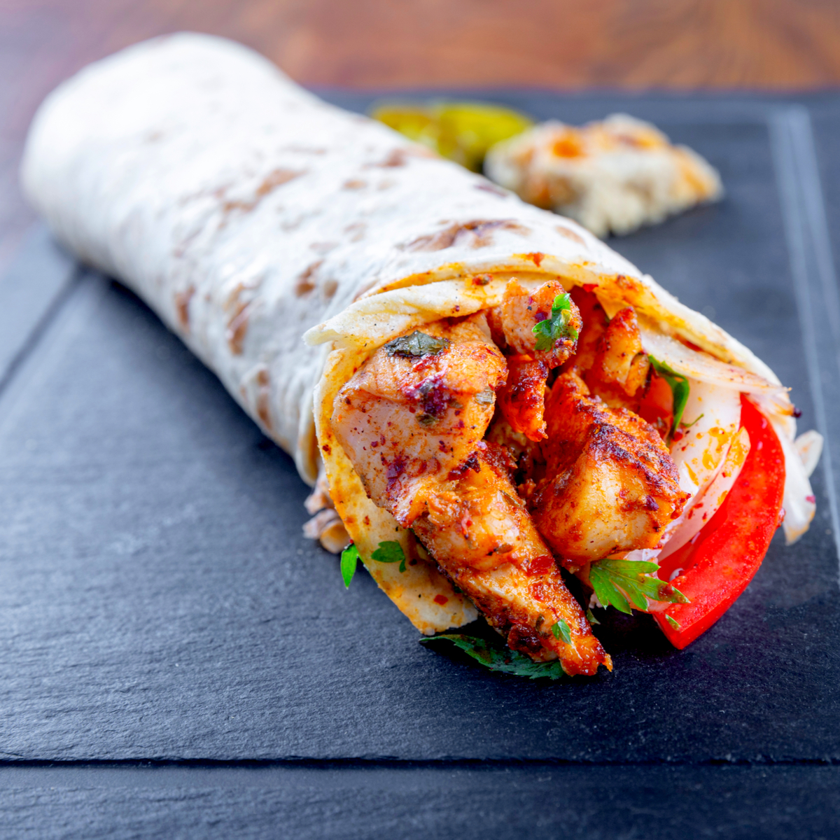 Order Chicken Shish Wrap food online from Turkitch store, Chicago on bringmethat.com