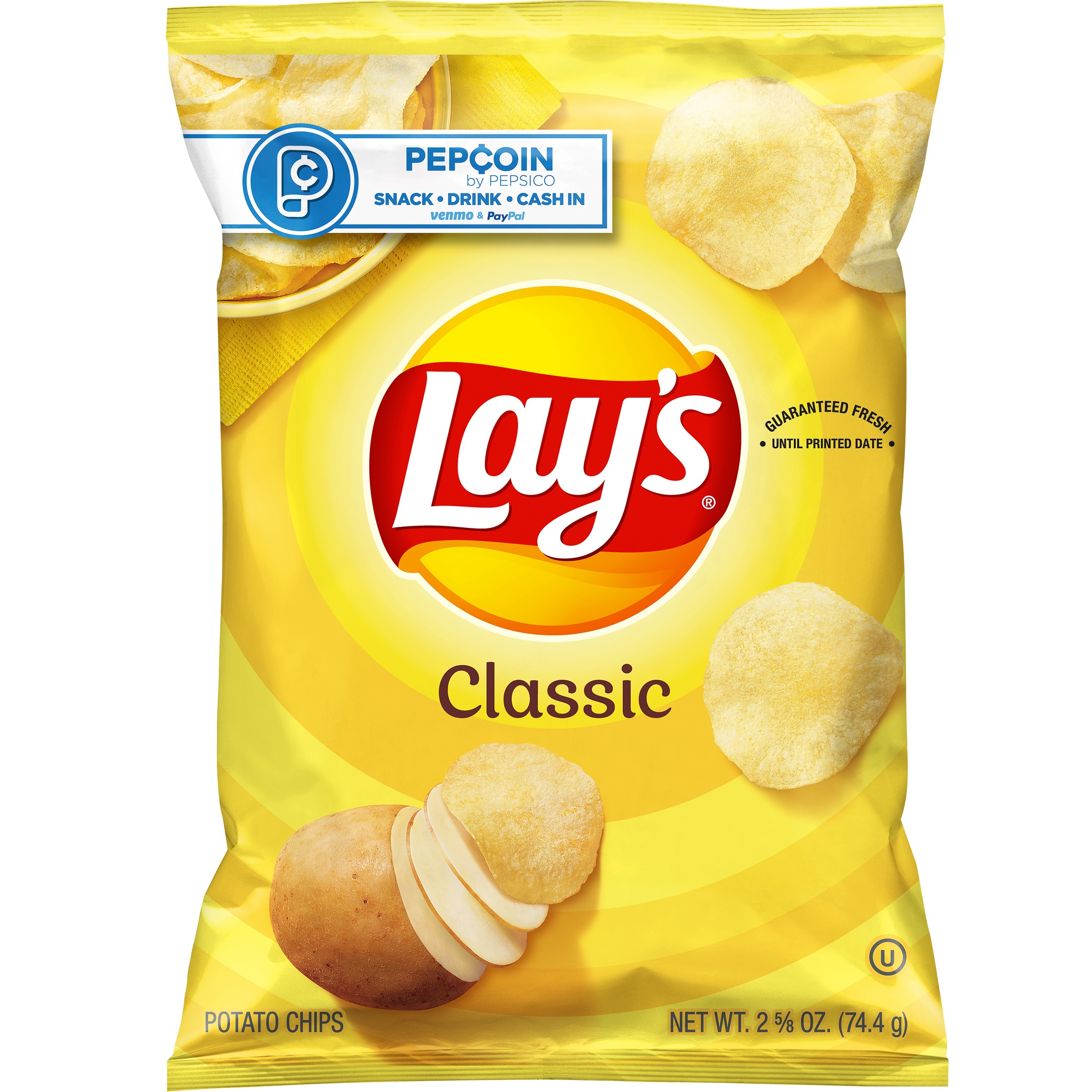 Order Lays Potato Chips, Classic - 2.625 oz food online from Rite Aid store, MILLER PLACE on bringmethat.com