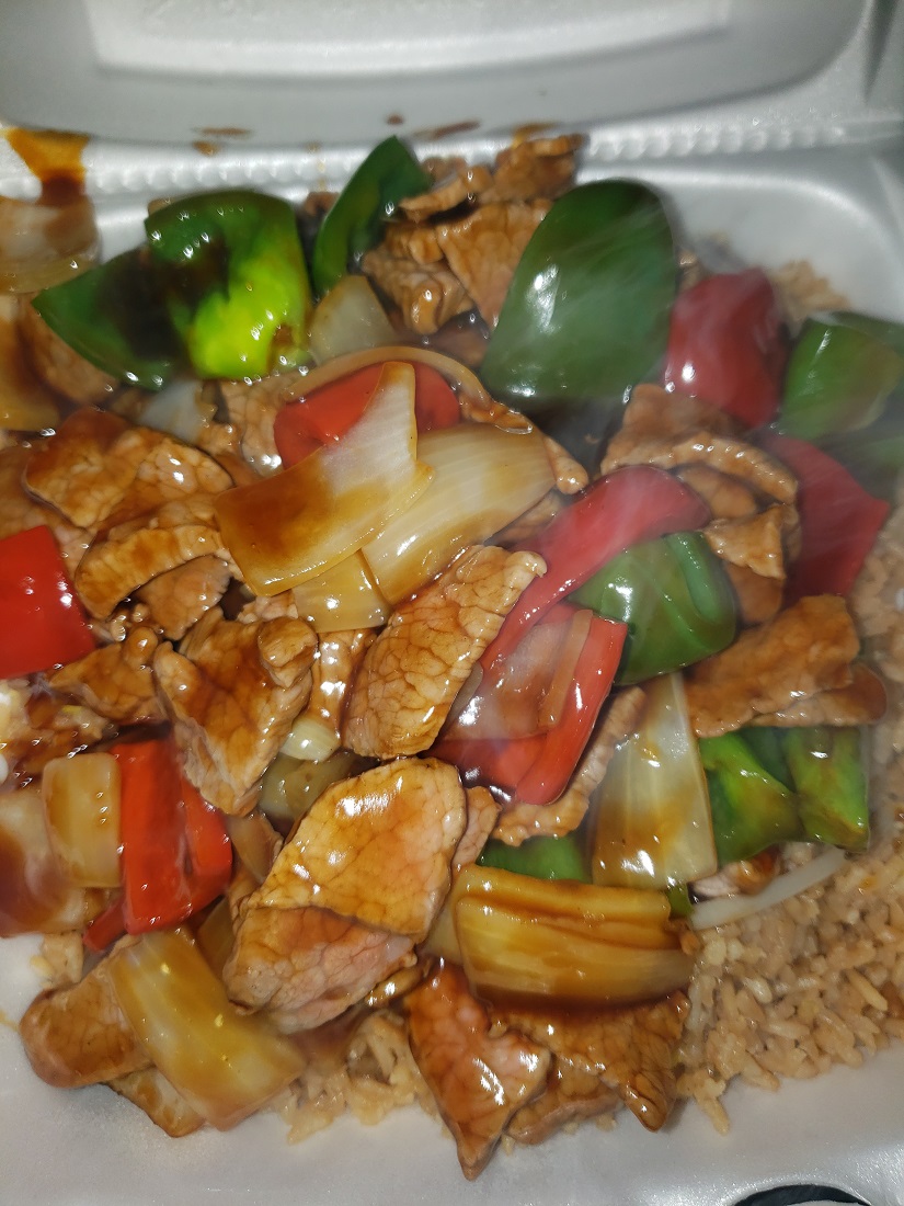 Order Beef with Peppers food online from Fuji To Go store, Bedford on bringmethat.com