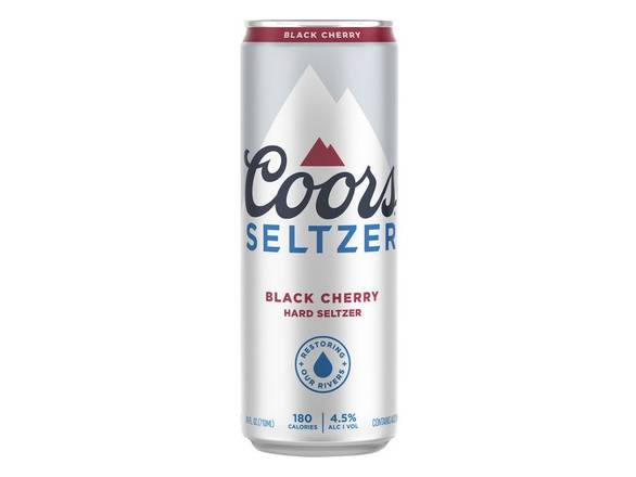 Order Coors Black Cherry Hard Seltzer - 24oz Can food online from Jenny Liquors store, Mt Prospect on bringmethat.com