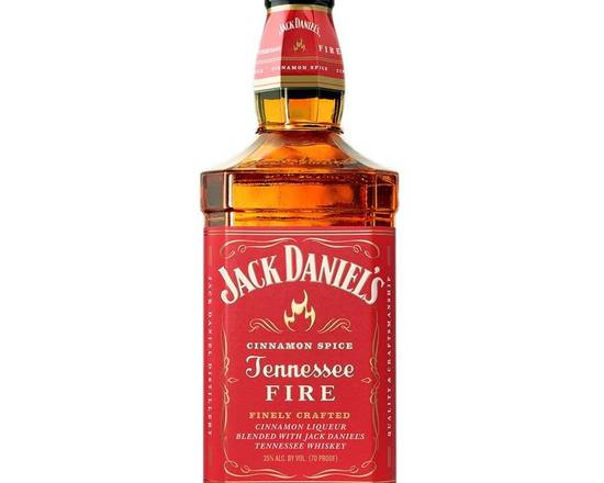 Order Jack Daniel's Fire, 750mL whiskey (40.0% ABV) food online from 50th Street Liquor, Beer & Wine store, Lubbock on bringmethat.com