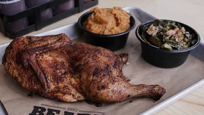 Order 1/2 chicken w/ 2 Sides food online from Bear Smokehouse store, New Haven on bringmethat.com