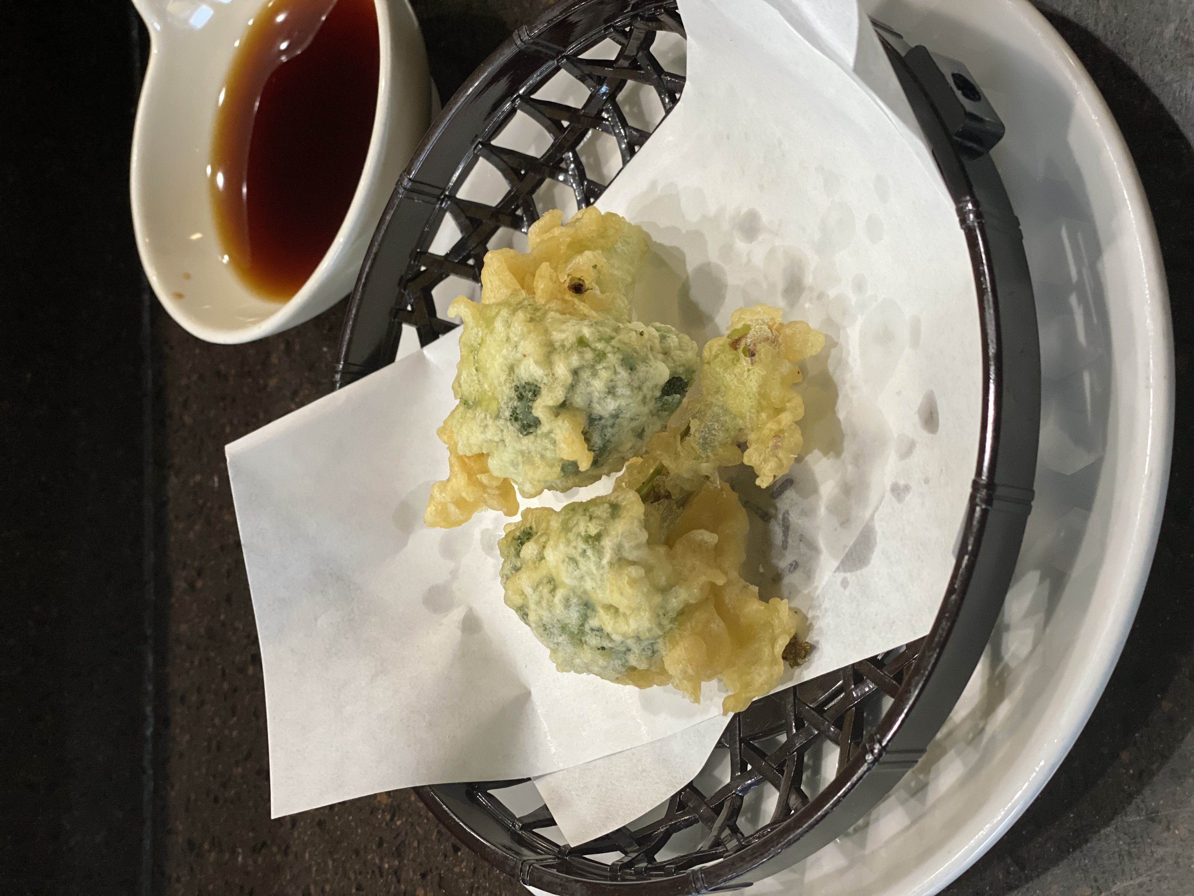 Order Broccoli Tempura food online from Kanpai Japanese Sushi Bar and Grill store, Los Angeles on bringmethat.com