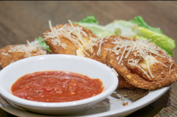 Order Fried Ravioli Meat food online from Othello Italian Restaurant store, Norman on bringmethat.com