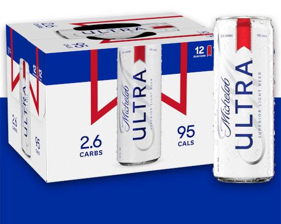 Order Michelob Ultra, 12pk-12oz bottle beer (4.2% ABV) food online from Fastrip store, Bakersfield on bringmethat.com