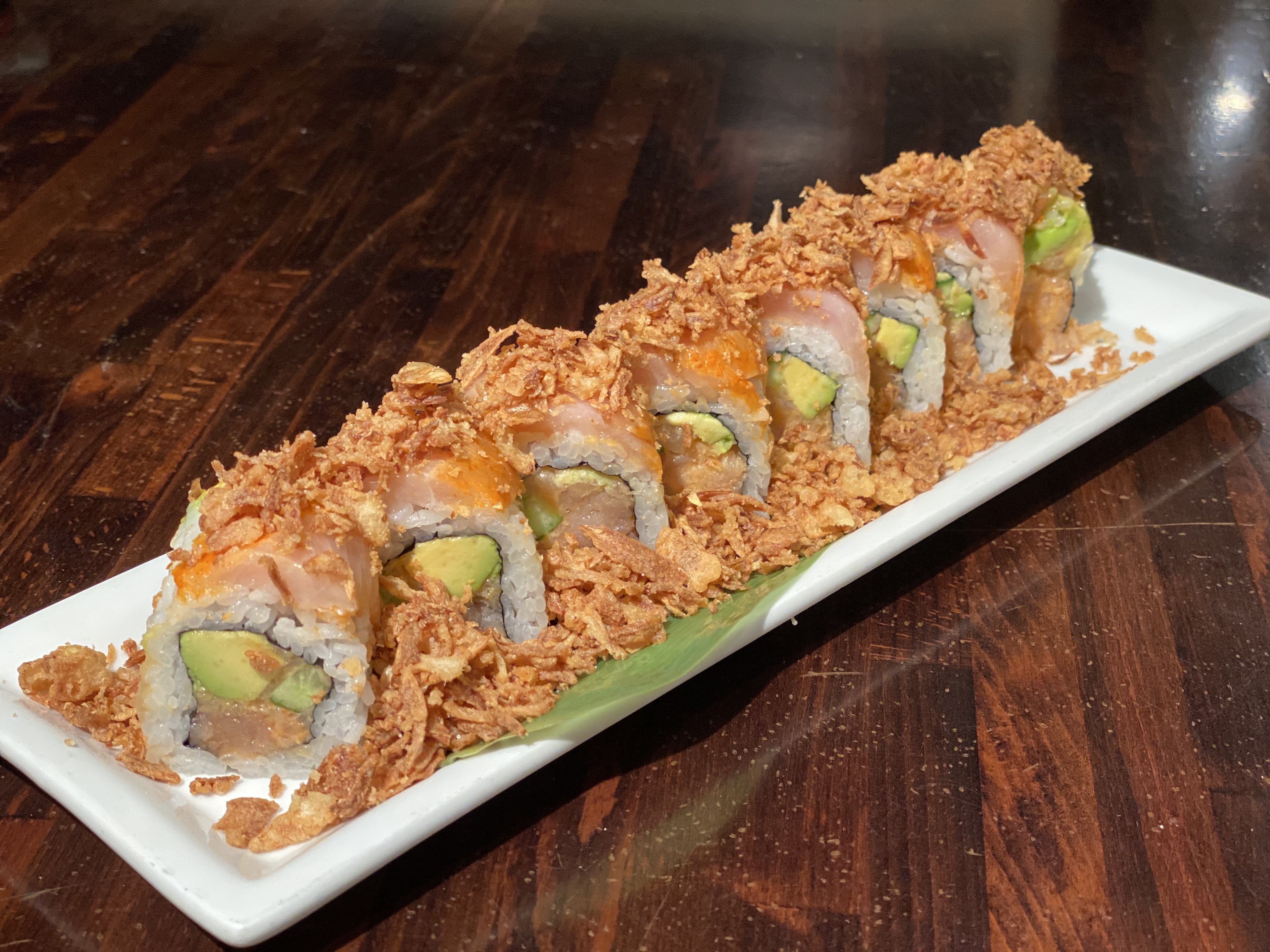 Order K-5 Roll food online from Kanpai Japanese Sushi Bar &amp; Gril store, Santa Monica on bringmethat.com