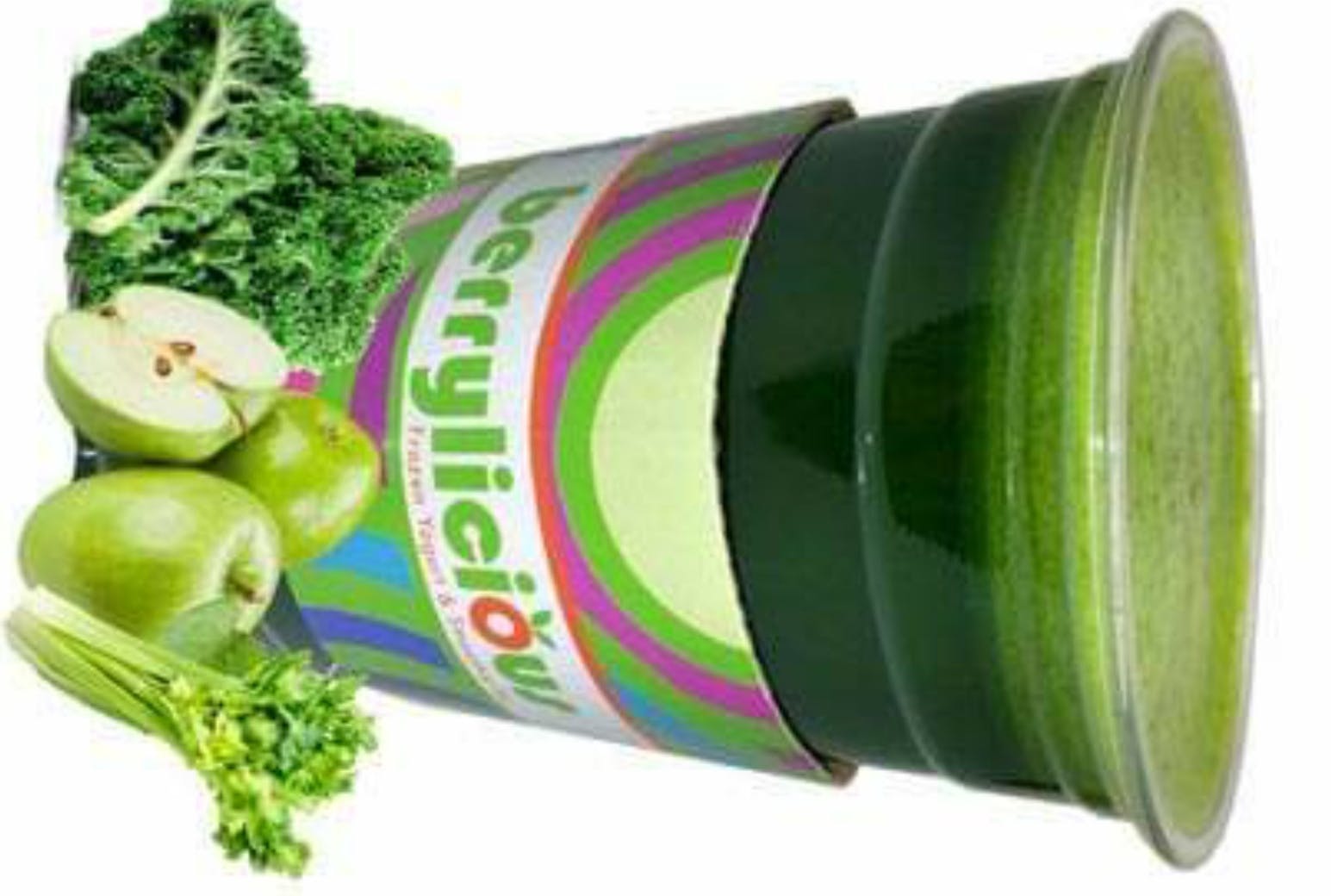Order Green Power Juice - Small food online from J-Joe Berrylicious store, White Plains on bringmethat.com