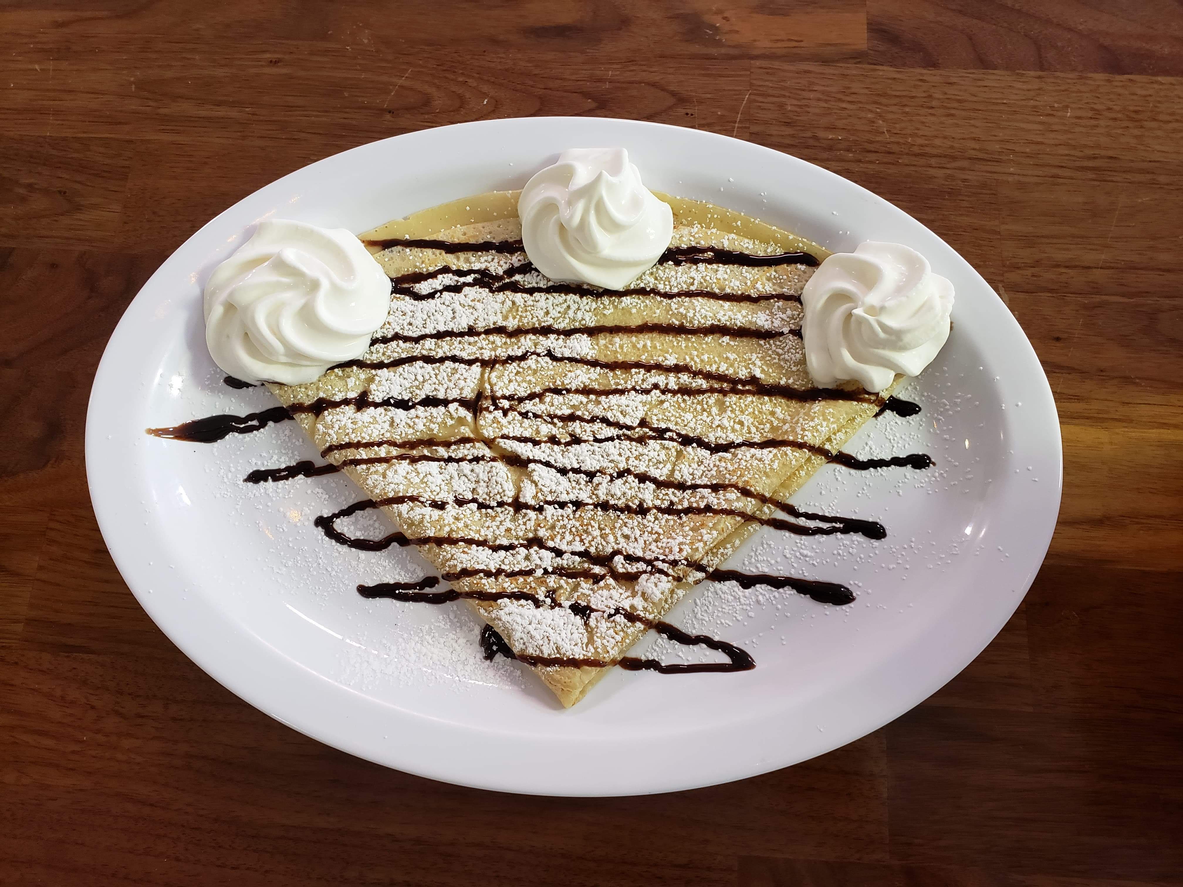 Order 4. Crepe Nutella Chantilly food online from Brussel Cafe store, Chambersburg on bringmethat.com