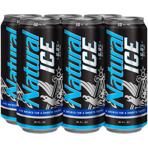 Order Natural Ice 6 Pack 16oz Can food online from 7-Eleven store, East Amherst on bringmethat.com