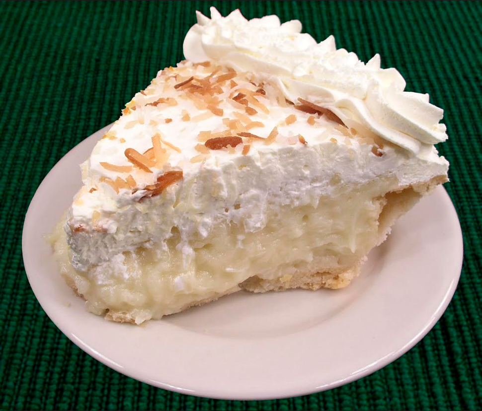 Order Coconut Chiffon Pie food online from S and S Cafeteria store, Macon on bringmethat.com