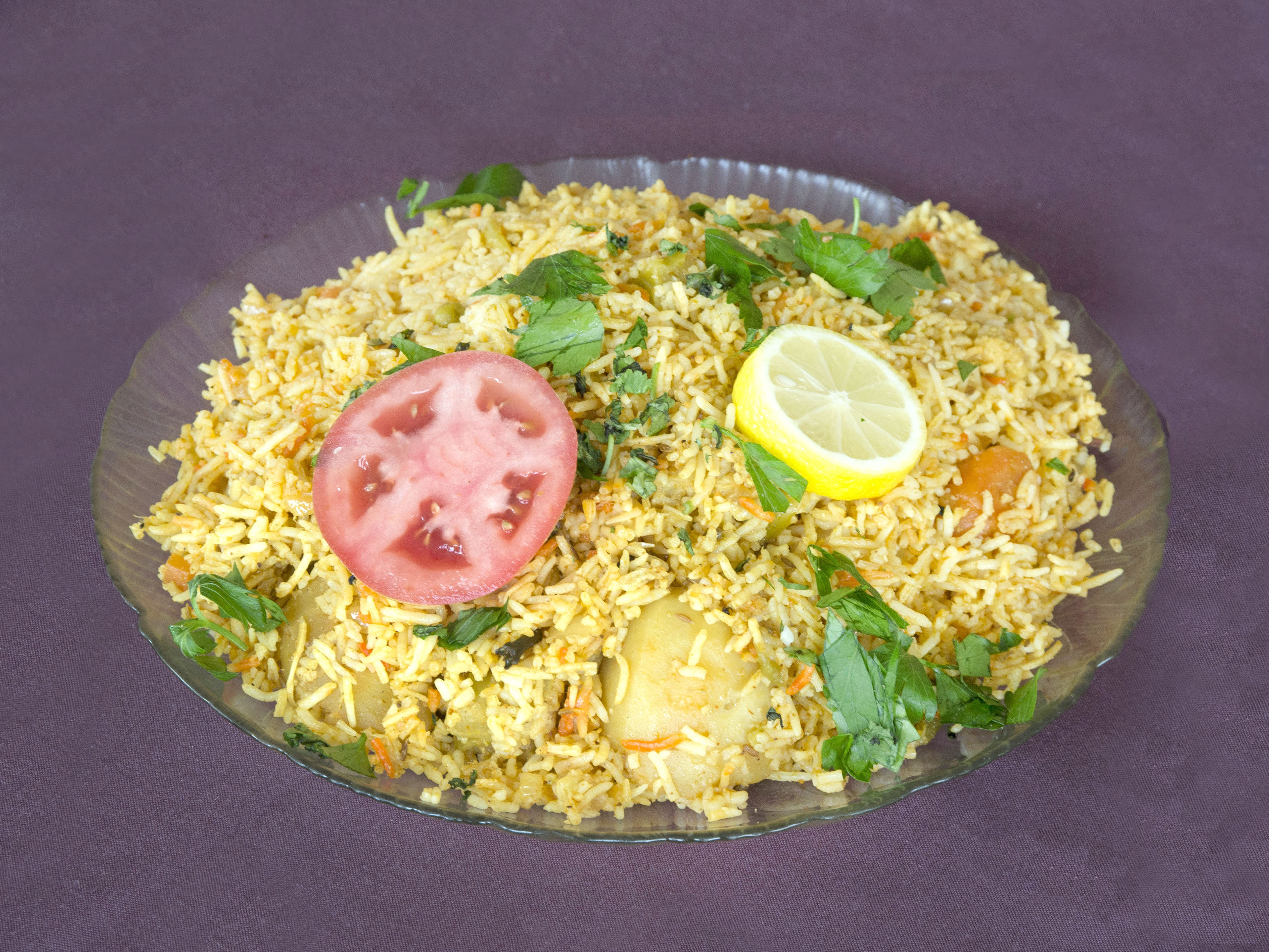 Order Vegetable Biryani food online from Shalimar Restaurant store, Latham on bringmethat.com