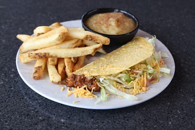 Order Kid's Taco food online from Tumbleweed Texmex Grill & Margarita Bar store, Louisville on bringmethat.com
