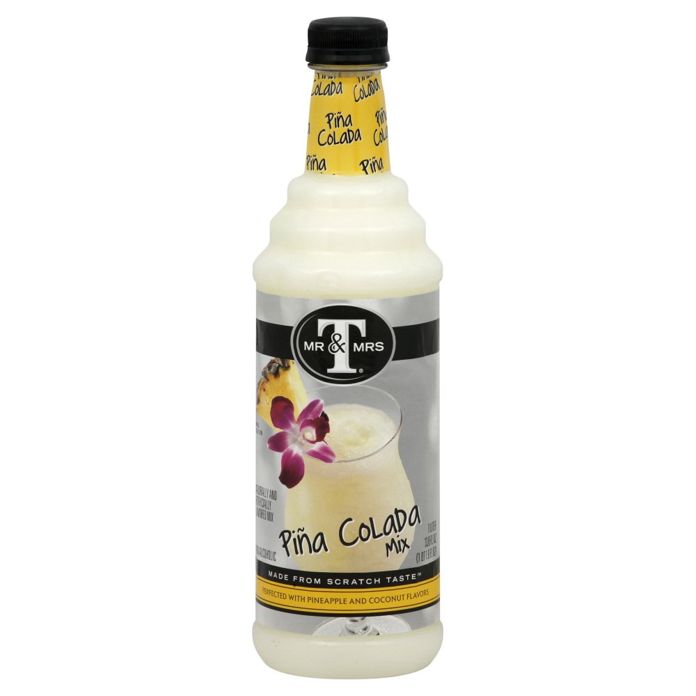 Order Mr and Mrs T Pina Colada Mix 750 ml. food online from Village Wine & Spirits store, Ventura on bringmethat.com