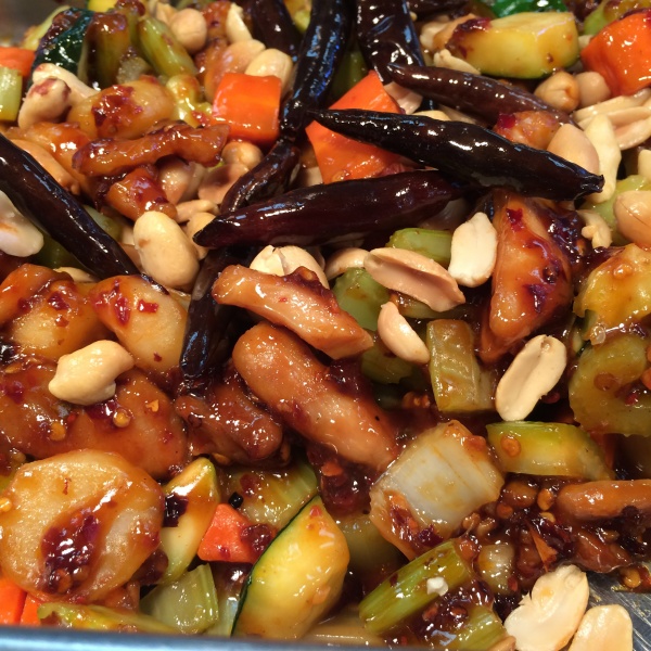 Order Spicy Kung Pao Chicken food online from WA WA Restaurant store, Long Beach on bringmethat.com