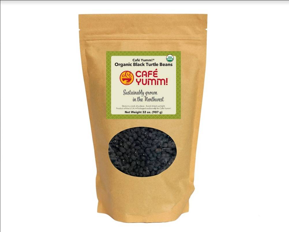 Order Cafe Yumm!® Organic Black Beans - 32 oz Bag food online from Cafe Yumm! store, Portland on bringmethat.com