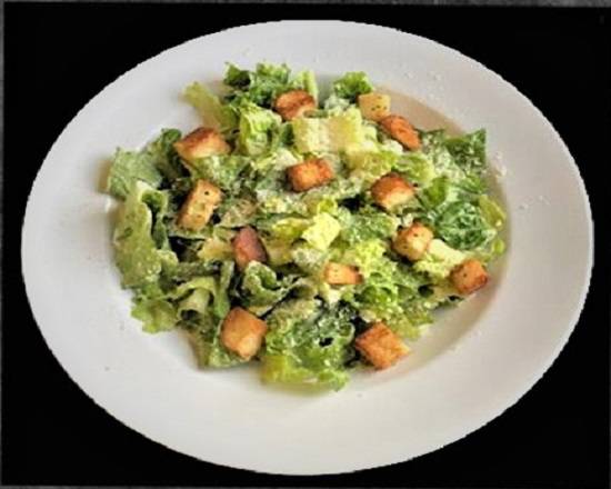 Order Caesar (Large) food online from Paninis Bar & Grill store, Stow on bringmethat.com