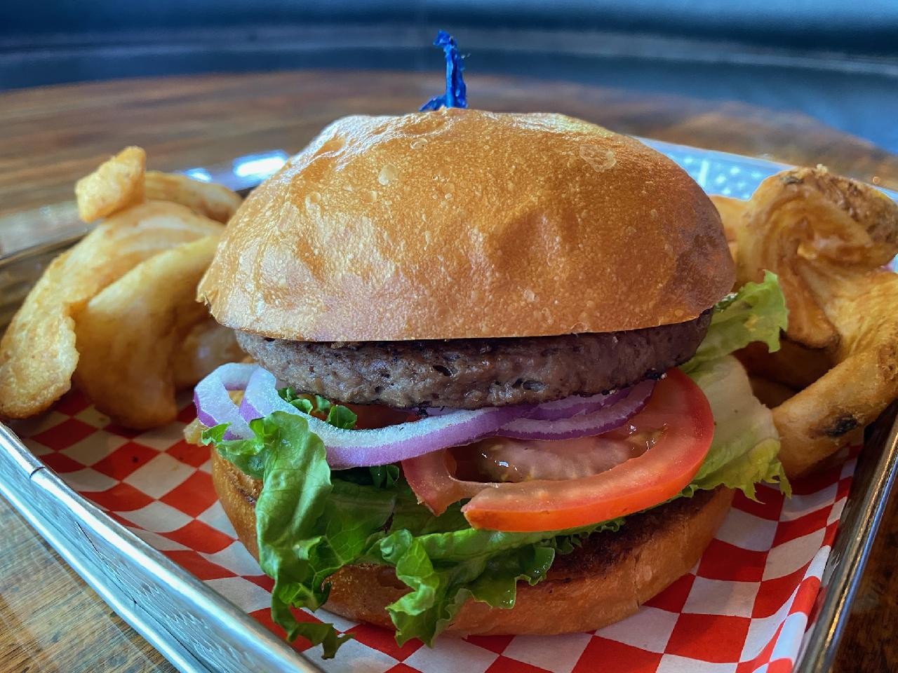 Order Impossible Burger food online from High Park Tap House store, Mission Viejo on bringmethat.com