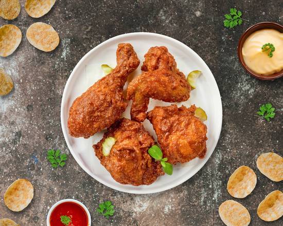Order Three-Piece Chicken Combo food online from Sure Wing Chicken store, Hopewell on bringmethat.com