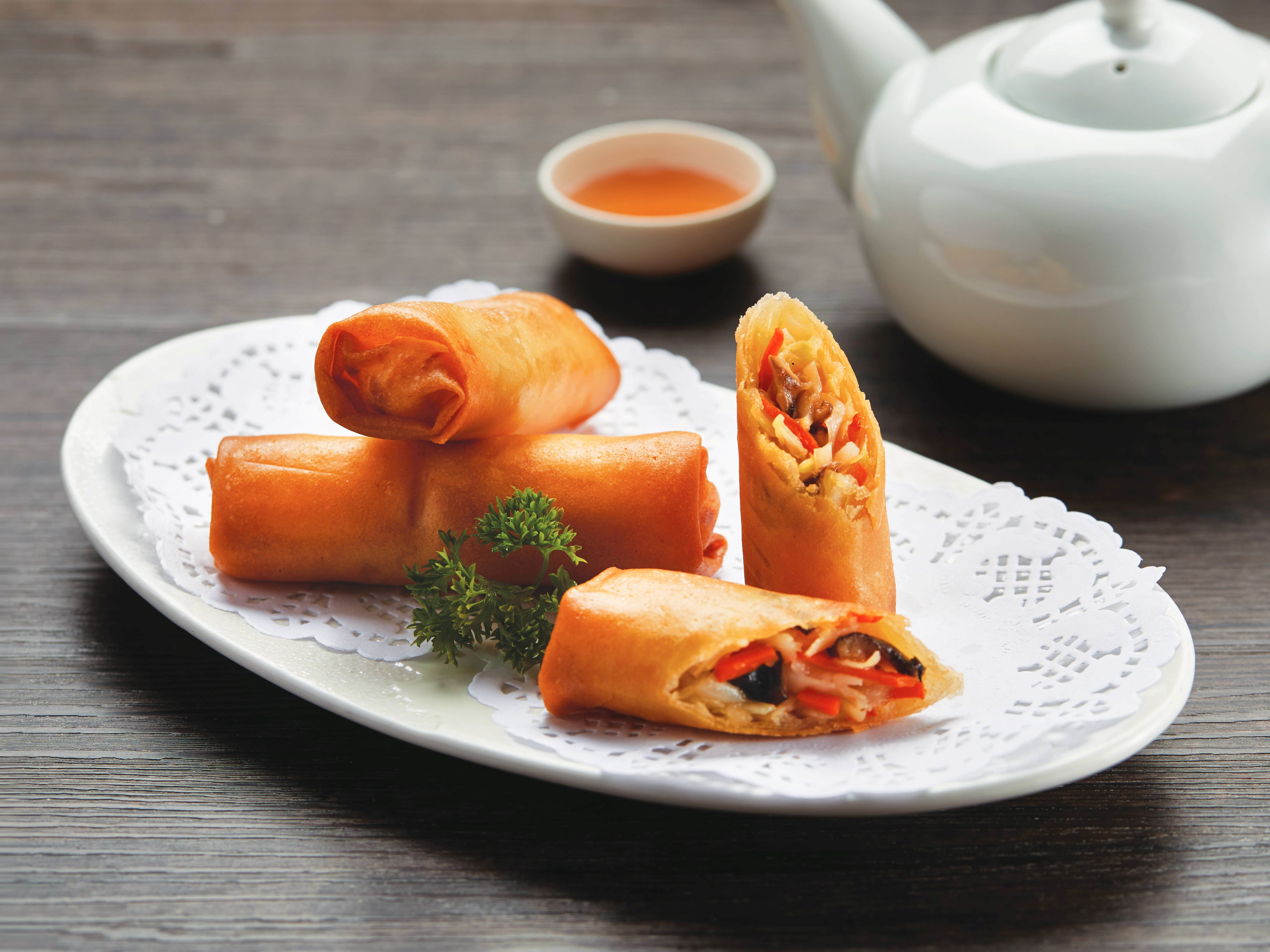 Order B4. Crispy Vegetable Spring Roll  food online from Paradise Dynasty store, Costa Mesa on bringmethat.com