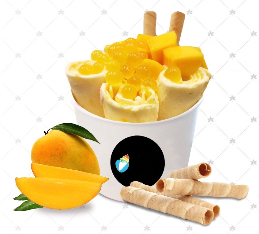 Order R3. Mango Tango Ice Cream food online from Ice And Fire Ice Cream store, Milford on bringmethat.com