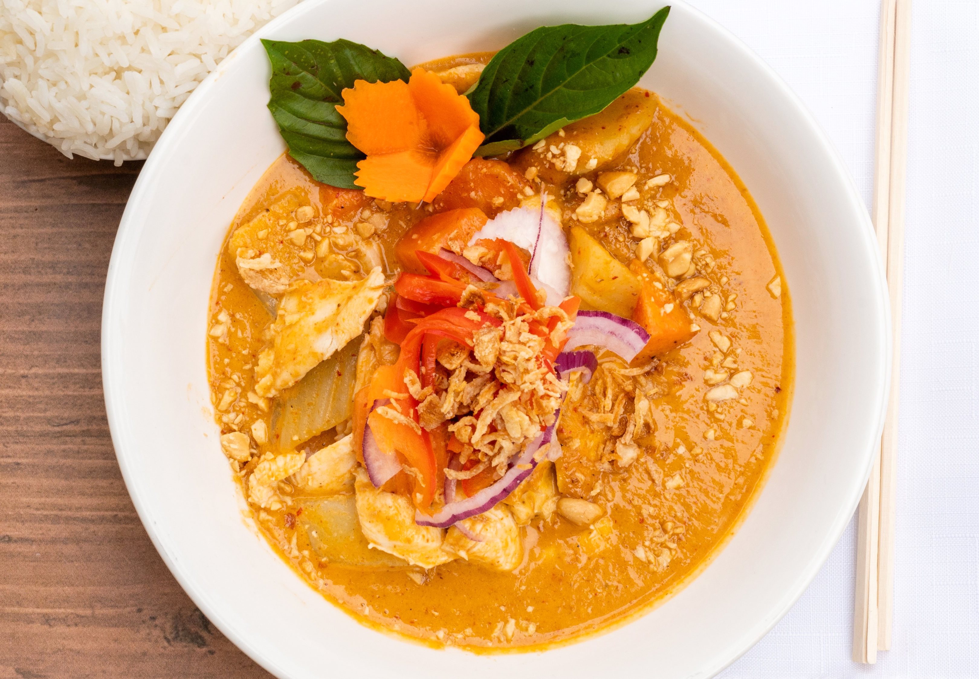 Order Massaman Curry food online from Lucky Street store, Minneapolis on bringmethat.com