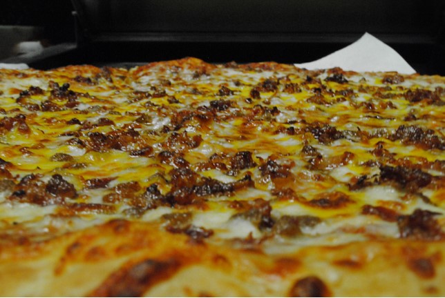 Order Bacon Cheeseburger food online from Gumby Pizza store, Iowa City on bringmethat.com