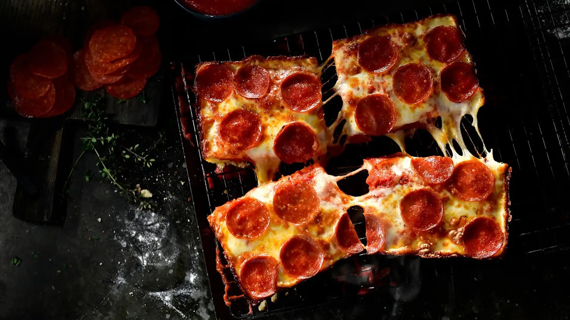 Order Build Your Own 4 Corner Pizza® - Small food online from Jet's Pizza store, Brevard on bringmethat.com