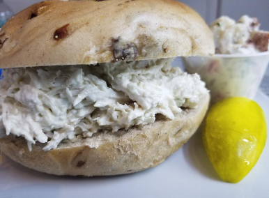 Order Chicken Salad Sandwich food online from Bagel Boss Catering store, New York on bringmethat.com