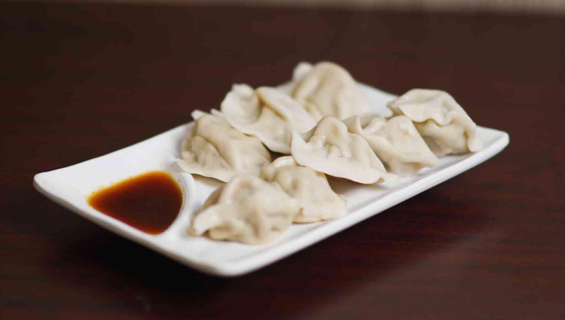 Order Pork and Chive Dumpling food online from Nan Zhou Hand Drawn Noodle House store, Philadelphia on bringmethat.com