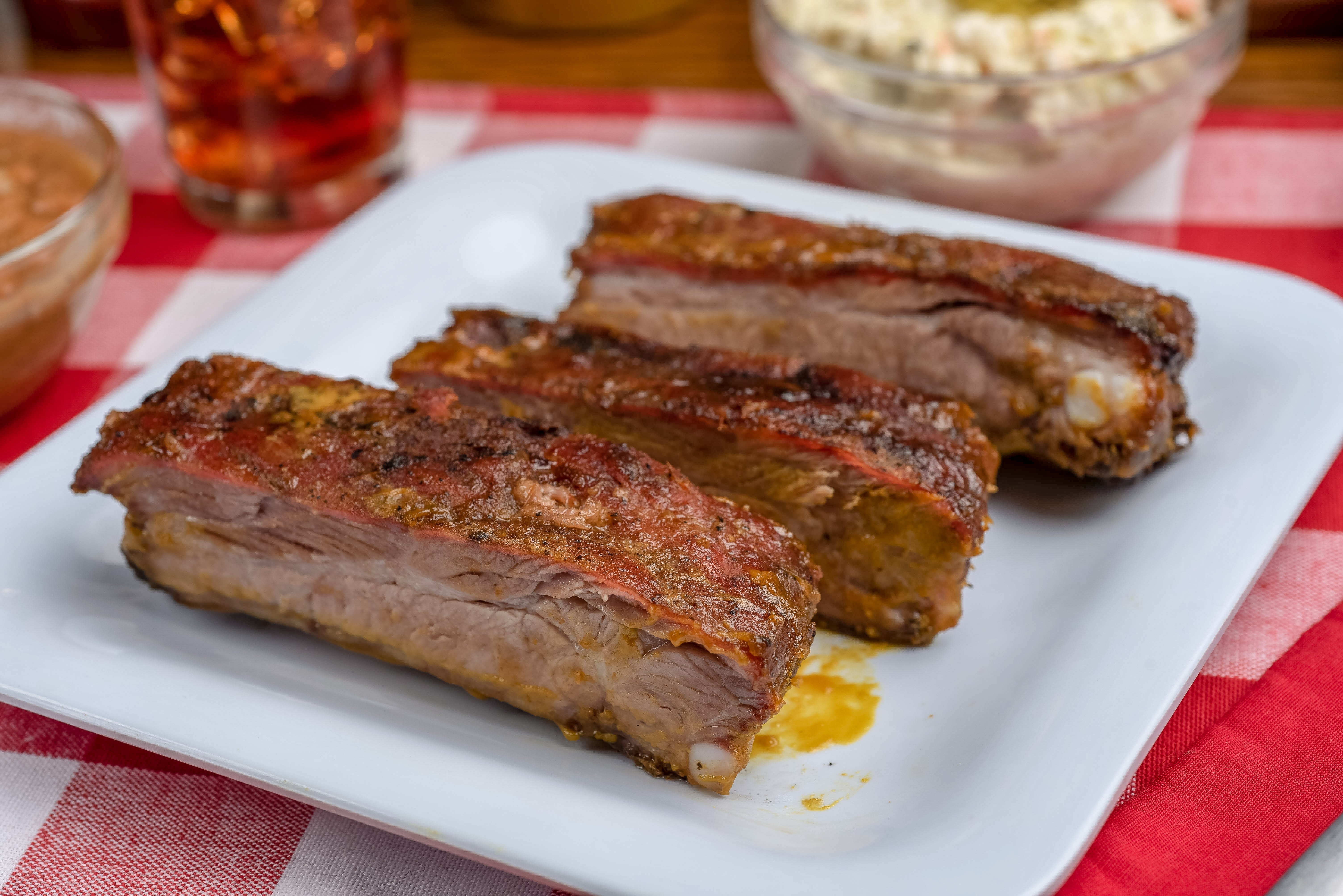 Order 1/2 Rack - Ribs food online from Maurice's Piggie Park store, Columbia on bringmethat.com