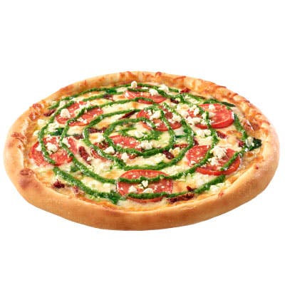 Order Roma Pesto Pizza - Small 10" food online from Cottage Inn Pizza store, Niles on bringmethat.com