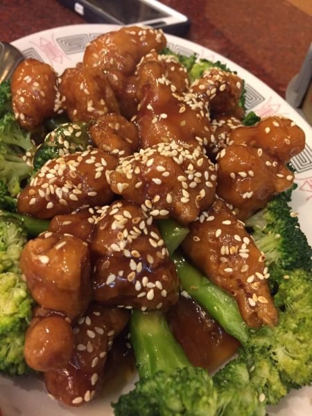 Order Sesame Chicken food online from Old Mandarin Islamic Restaurant store, San Francisco on bringmethat.com