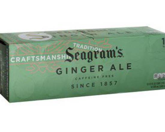 Order Seagram's Ginger Ale (12 pk) food online from Ctown Supermarkets store, Uniondale on bringmethat.com