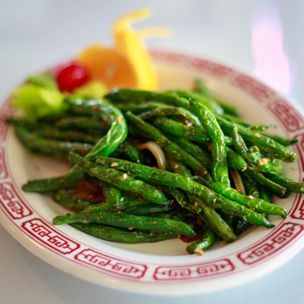 Order 148. Stir-Fried Green Beans food online from Oriental Express store, Old Forge on bringmethat.com