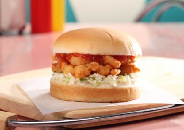 Order Shrimp Po Boy a la Carte food online from Hwy 55 Burgers Shakes & Fries store, Sharpsburg on bringmethat.com