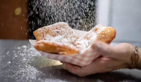 Order Traditional Classic Beignets with Sauce  food online from Orleans Beignets store, Chesterfield on bringmethat.com