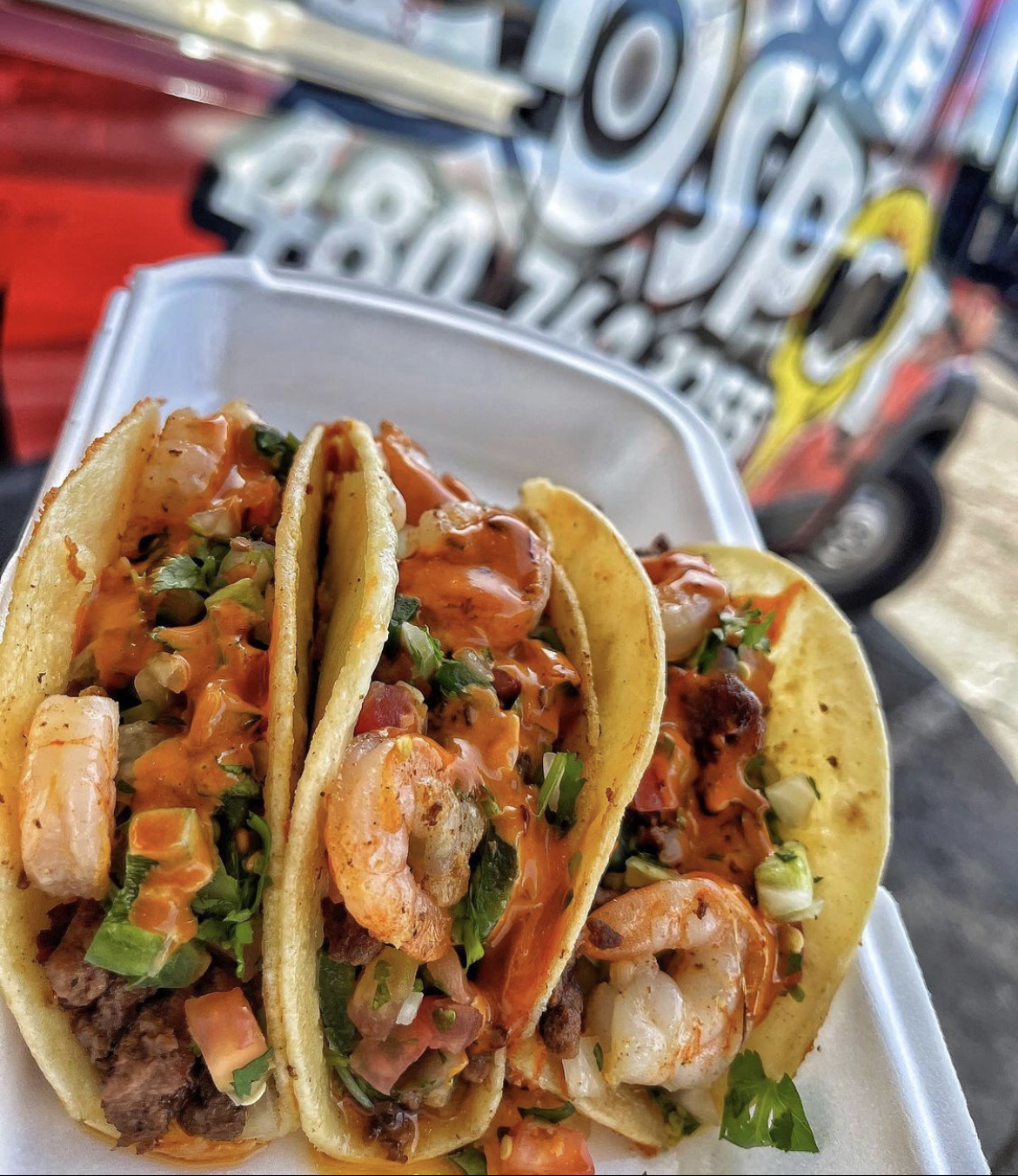 Order Surf andTurf Taco food online from The Taco Spot store, Chandler on bringmethat.com