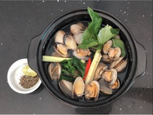 Order Steamed Clams with Lemongrass food online from Nhop Nhep store, Burien on bringmethat.com