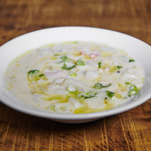 Order New England Clam Chowder food online from Rotiss-A-Q store, Mount Kisco on bringmethat.com